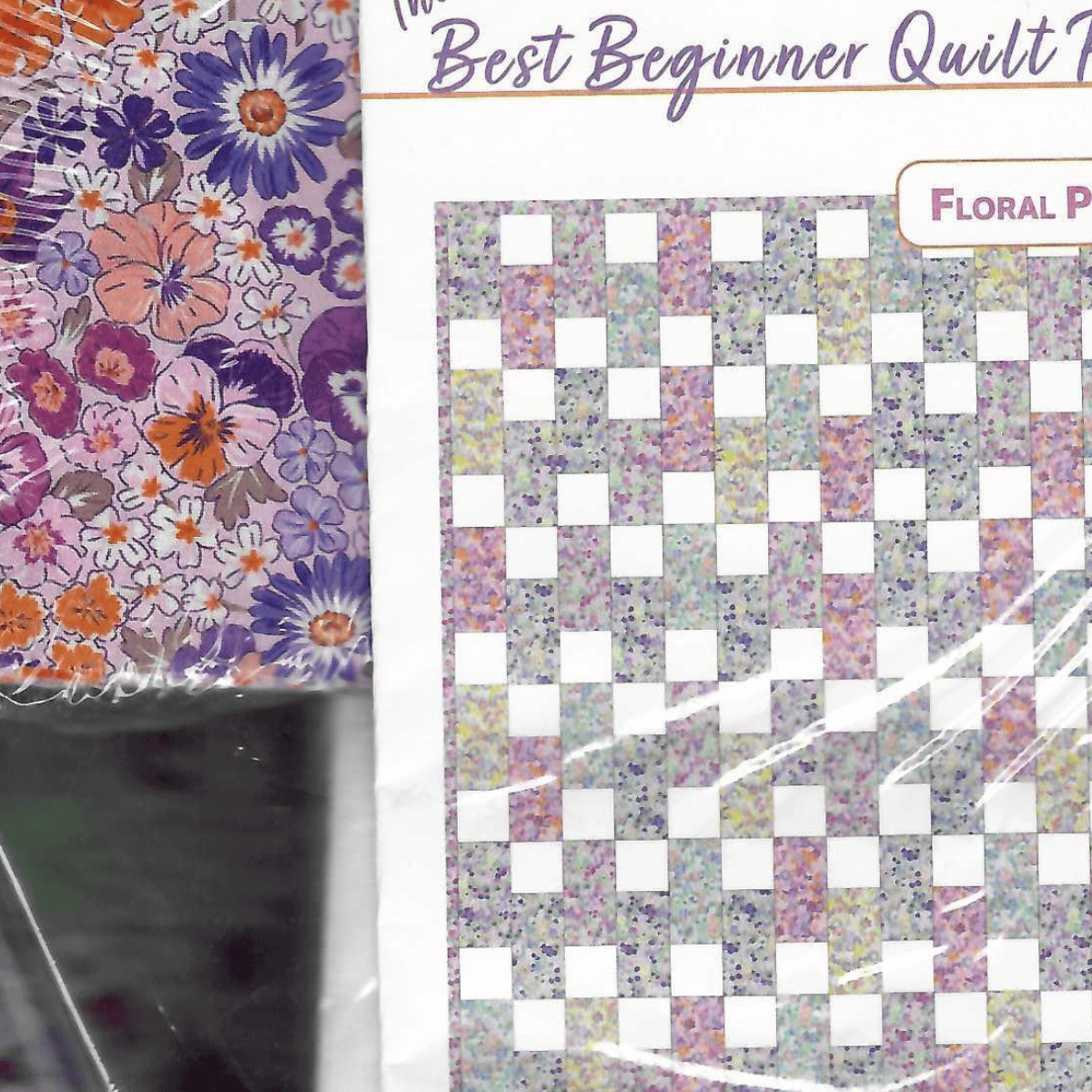 The Best Beginner Quilt Kit - Floral Patchwork Quilt Kit - FLASH SALE: 33% OFF!