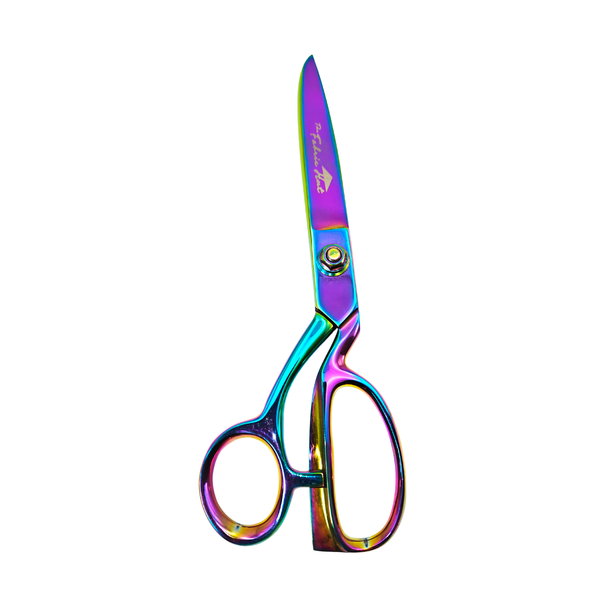 The Fabric Hut 9.5" Heavy Duty Titanium-Coated Razor Edge Quilting Scissors