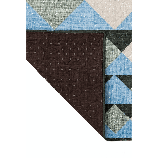 Wild Reflections Quilting Kit - Pre-Cut with Complete Backing & Binding - 60x70 inches Finished Size - Perfect for Advanced Beginners