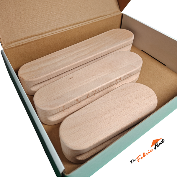Quilter's Clapper - Seam Pressing - 3 Pack 6" 9" and 12"