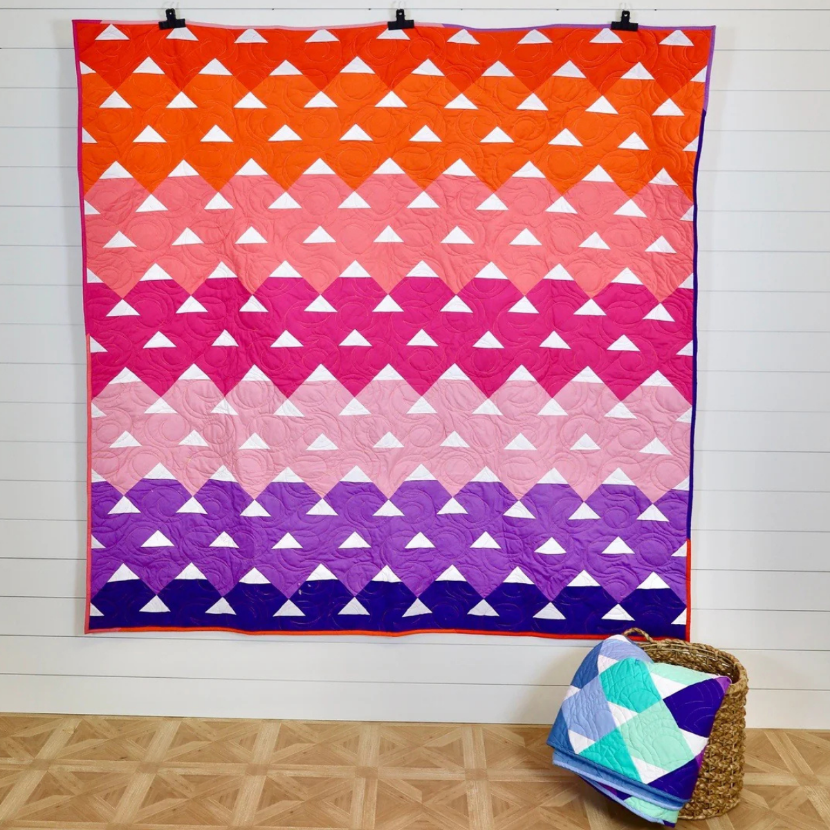 Warm Reflections Pre Cut 60" X 72" Kit Fabric Pattern and Binding and backing Included ALL PRE CUT ready to sew
