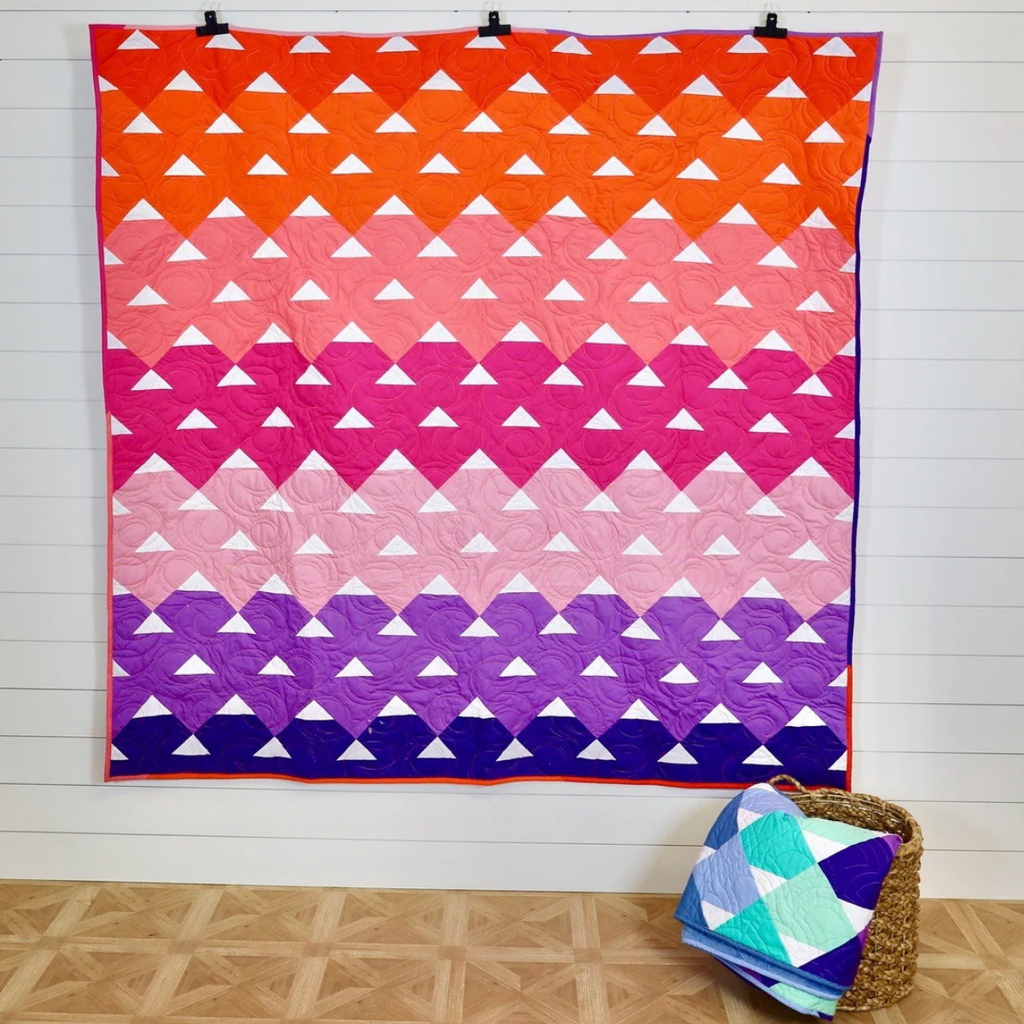 Warm Reflections Pre Cut 60" X 72" Kit Fabric Pattern and Binding and backing Included ALL PRE CUT ready to sew