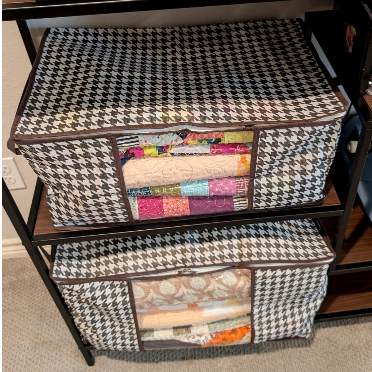 2pcs/set Storage Bags With Window, 50L + 75L - The Fabric Hut