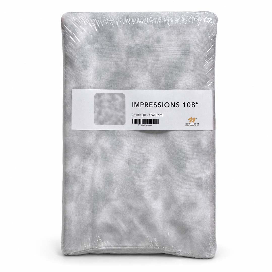 Northcott Impressions 108" Wide Backing 3 Yard Cut, Gray