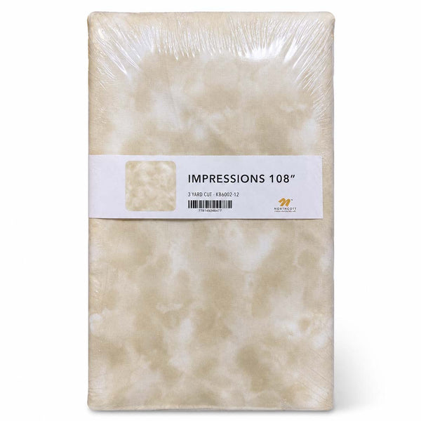 Northcott 108" x 108" Wide Backing Fabric - BEIGE