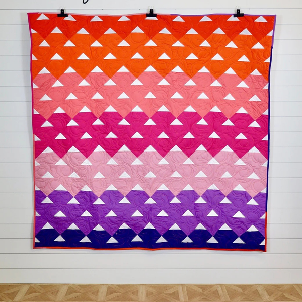 Warm Reflections Pre Cut 60" X 72" Kit Fabric Pattern and Binding and backing Included ALL PRE CUT ready to sew