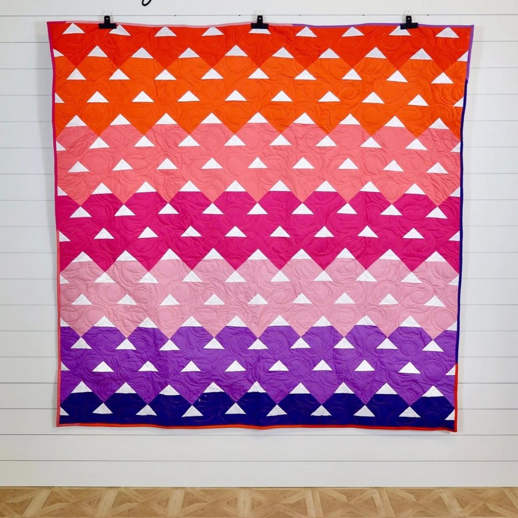Warm Reflections Pre Cut 60" X 72" Kit Fabric Pattern and Binding and backing Included ALL PRE CUT ready to sew
