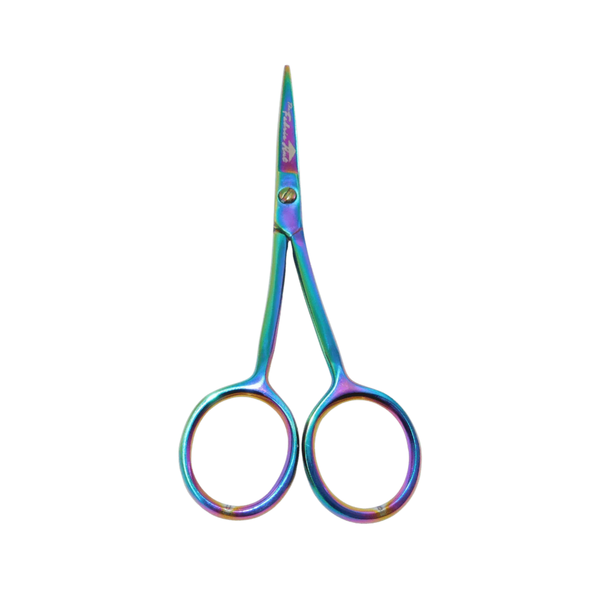 The Fabric Hut 4" Titanium-Coated Curved Fine Point Scissors- Precision Thread Snips