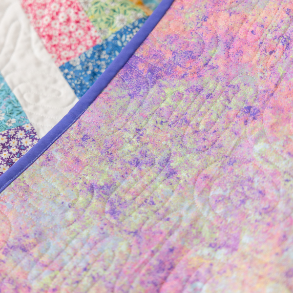 Prairie Posies Quilting Kit - Pre-Cut with Complete Backing & Binding - Experienced Beginner - 68" x 90½" Finished Size