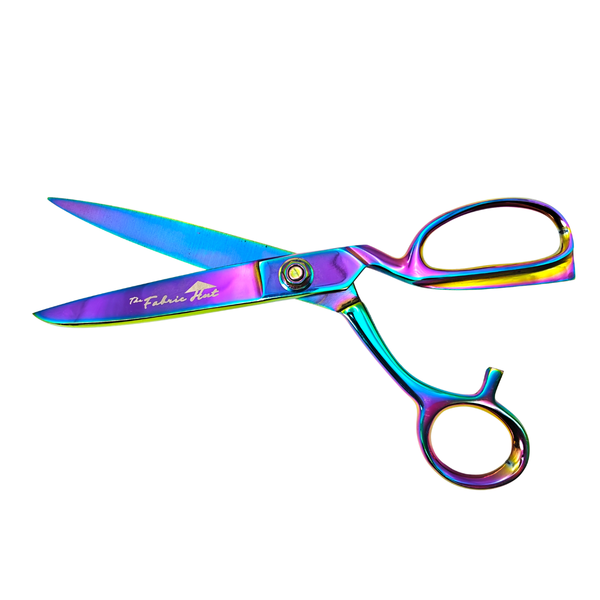 The Fabric Hut 9.5" Heavy Duty Titanium-Coated Razor Edge Quilting Scissors