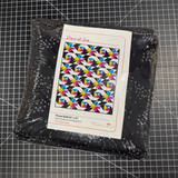 Stars at Sea quilting kit package, pre-cut kit with backing and binding included