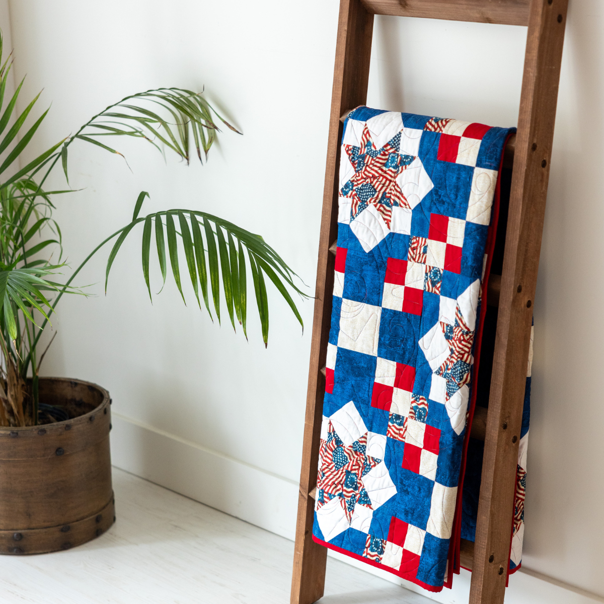 Because of the Brave Quilting Kit - Pre-Cut with Complete Backing & Binding - Experienced Beginner/Intermediate - 60x72 inches Finished Size