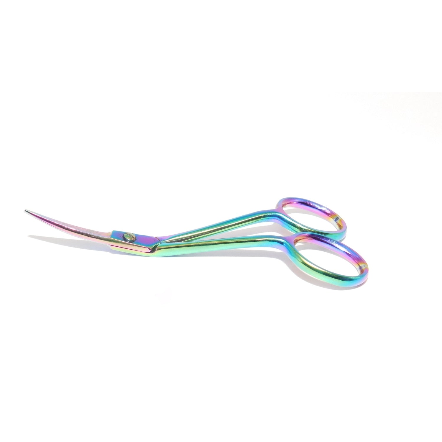 The Fabric Hut 4" Titanium-Coated Curved Fine Point Scissors- Precision Thread Snips - The Fabric Hut