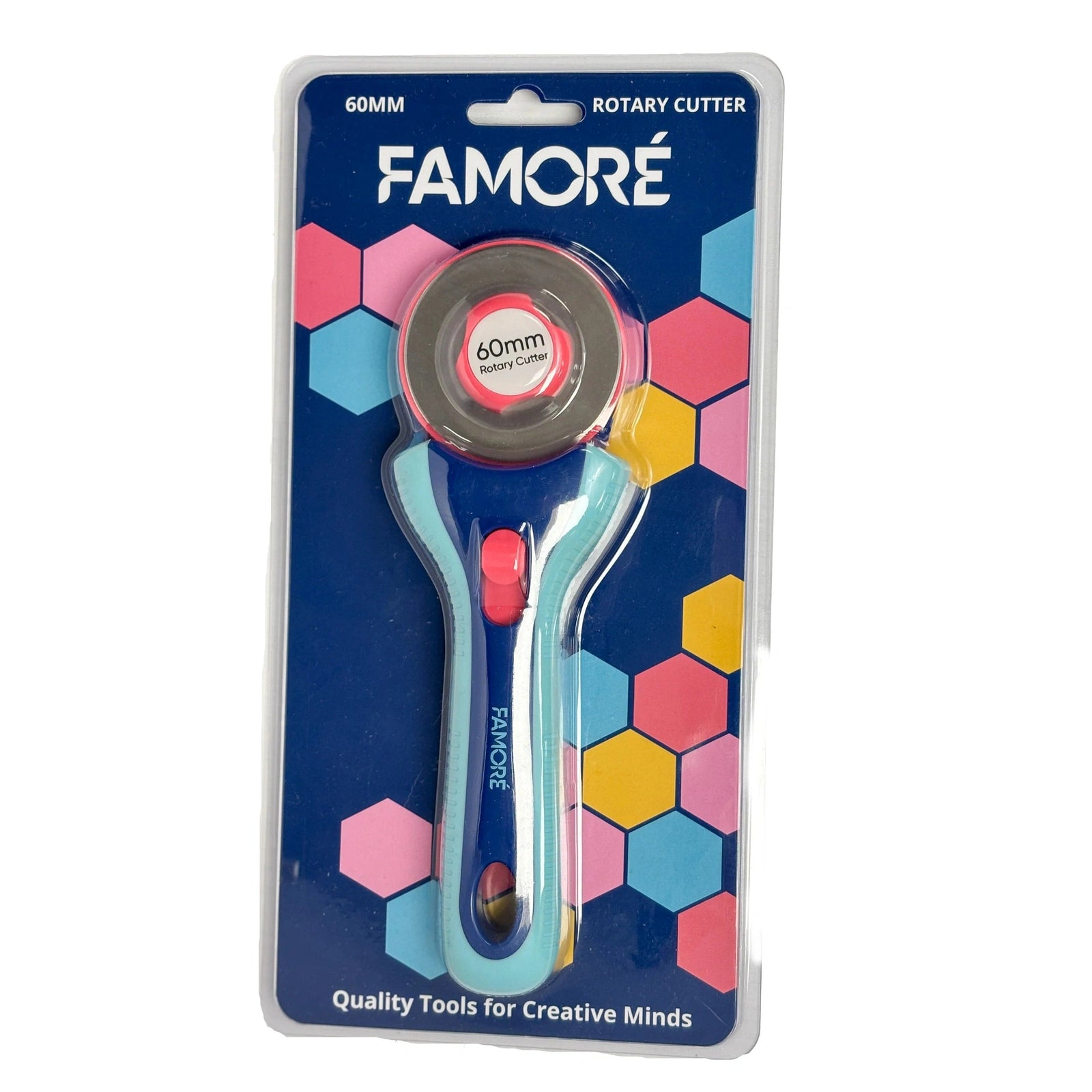 Famore 60mm Rotary Blade Handle - The Fabric Hut