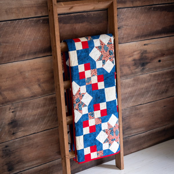 Because of the Brave Quilting Kit - Pre-Cut with Complete Backing & Binding - Experienced Beginner/Intermediate - 60x72 inches Finished Size