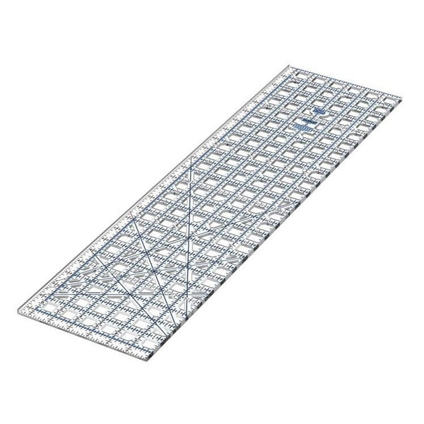 TrueCut Quilter's Combo with 45mm My Comfort rotary cutter, 6.5 x 24.5 inch ruler and TrueGrips non-slip strips