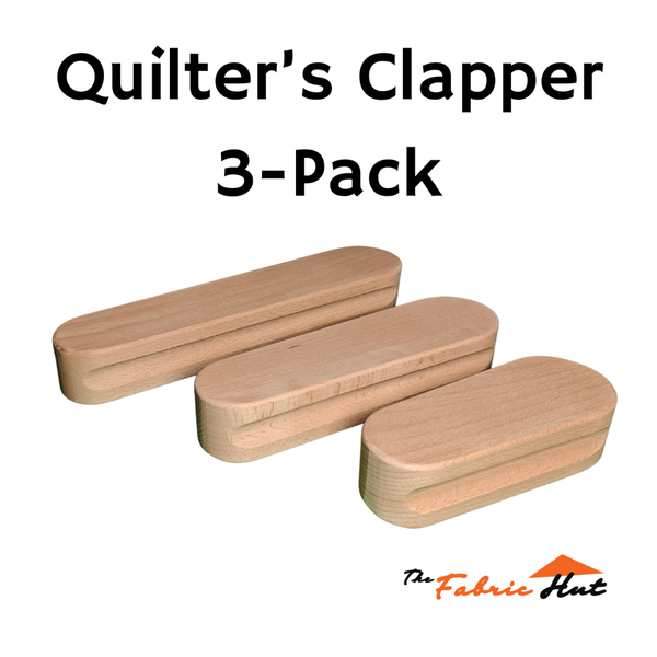 Quilter's Clapper - Seam Pressing - 3 Pack 6" 9" and 12"