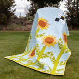Sunshine and Pollen Quilting Kit - Pre-Cut with Complete Backing & Binding - Experienced Beginner - 60x72 - The Fabric Hut