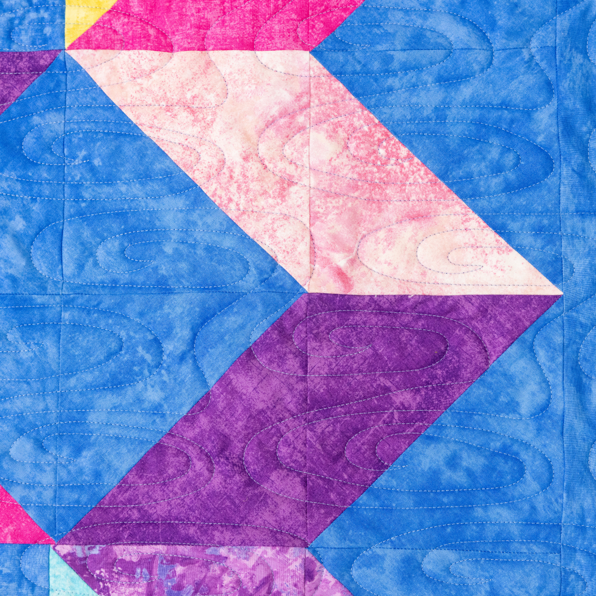 Pool Party Quilt Kit - Pre-Cut with Complete Backing & Binding - 62×62" Finished Size