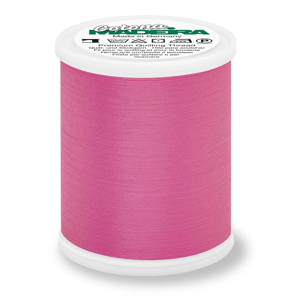 Madeira Cotona 50 WT Quilting & Sewing Thread- 1100yd - 611 Bubble Gum Pink
