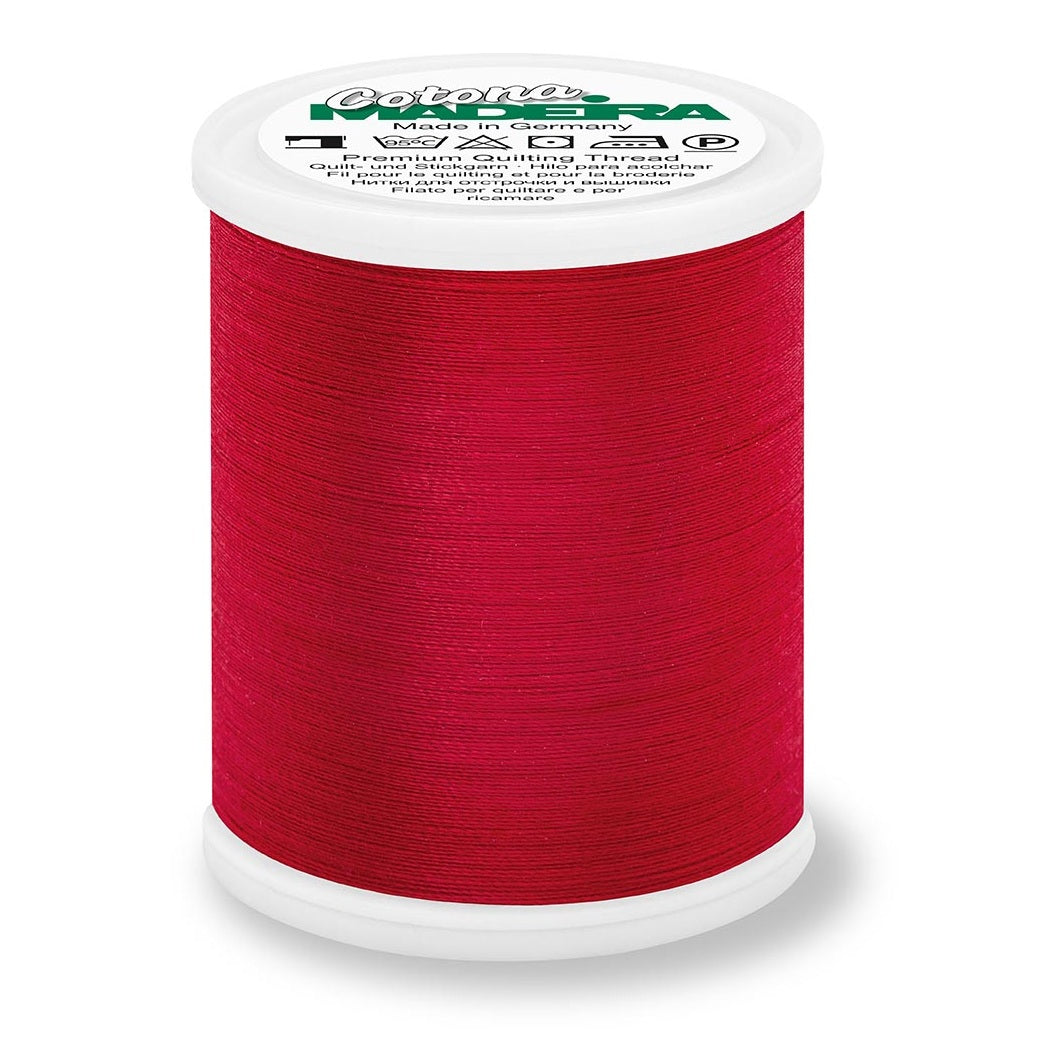 Madeira Cotona 50 WT Quilting & Sewing Thread- 1100yd - 621 Red
