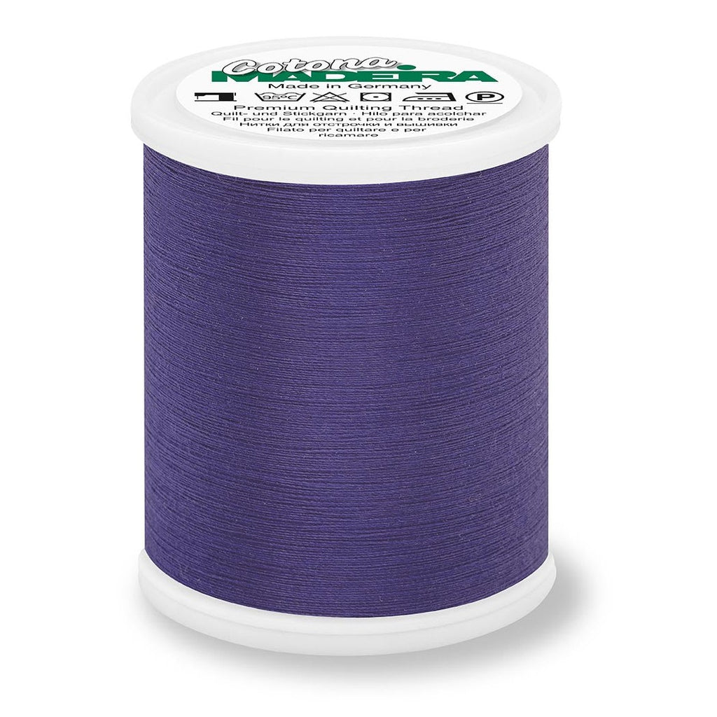 Madeira Cotona 50 WT Quilting & Sewing Thread- 1100yd - 645 Dark Purple