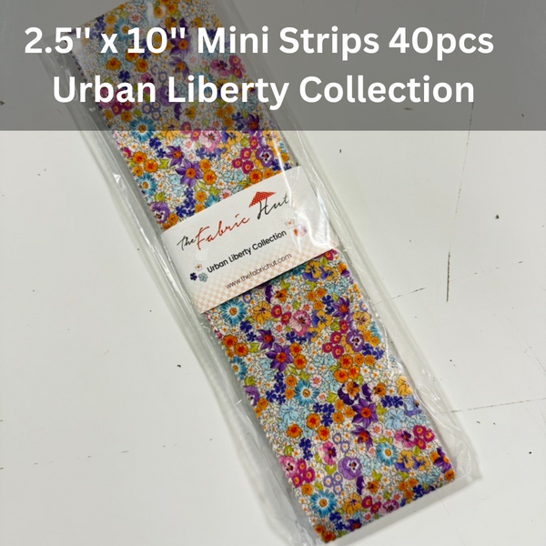 2.5'' x 10'' Mini Strips 40pcs - Urban Liberty Collection