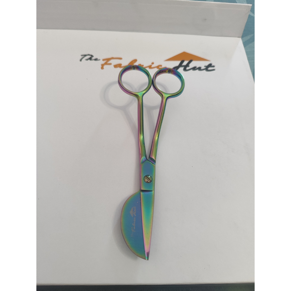 The Fabric Hut 6" Duckbill Appliqué Titanium-Coated Scissors - Double Curved Handles - photo 5 of 5 - The Fabric Hut