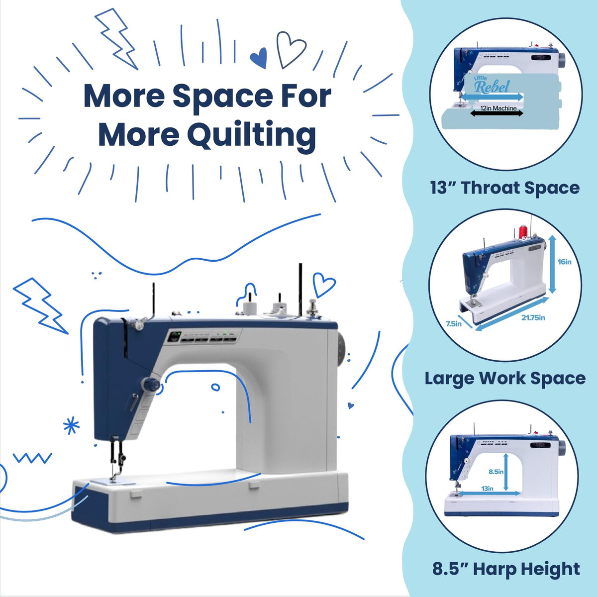Grace Little Rebel Quilting Machine
