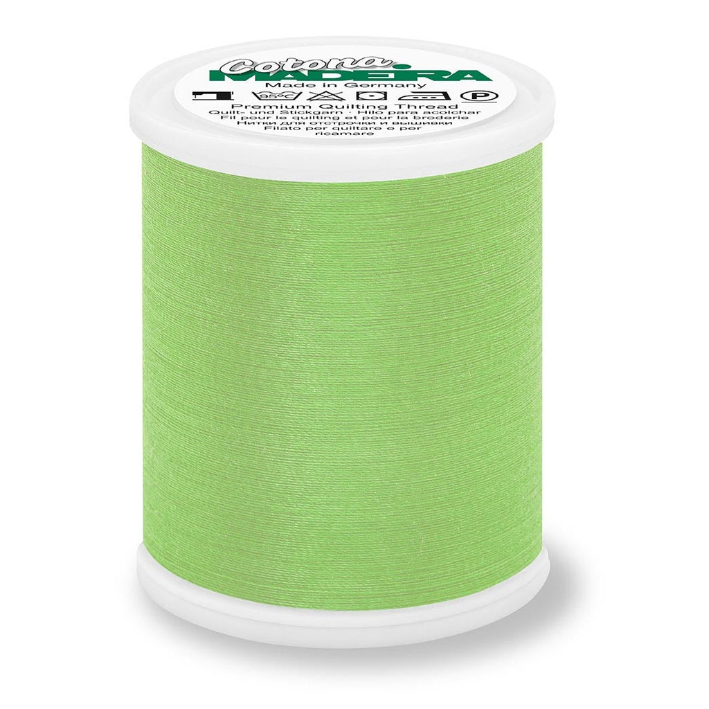 Madeira Cotona 50 WT Quilting & Sewing Thread- 1100yd - 712 Celery Green