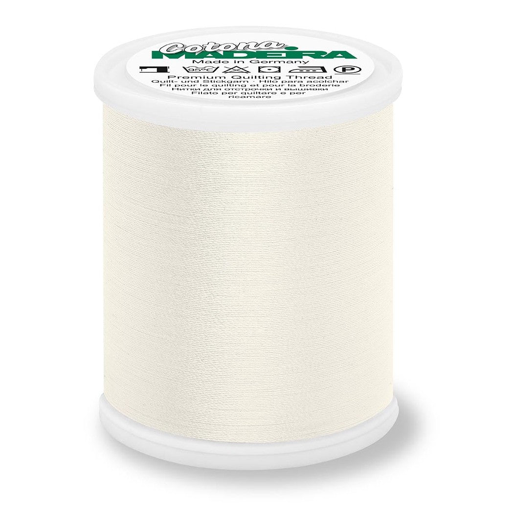 Madeira Cotona 50 WT Quilting & Sewing Thread- 1100yd - 752 Off White
