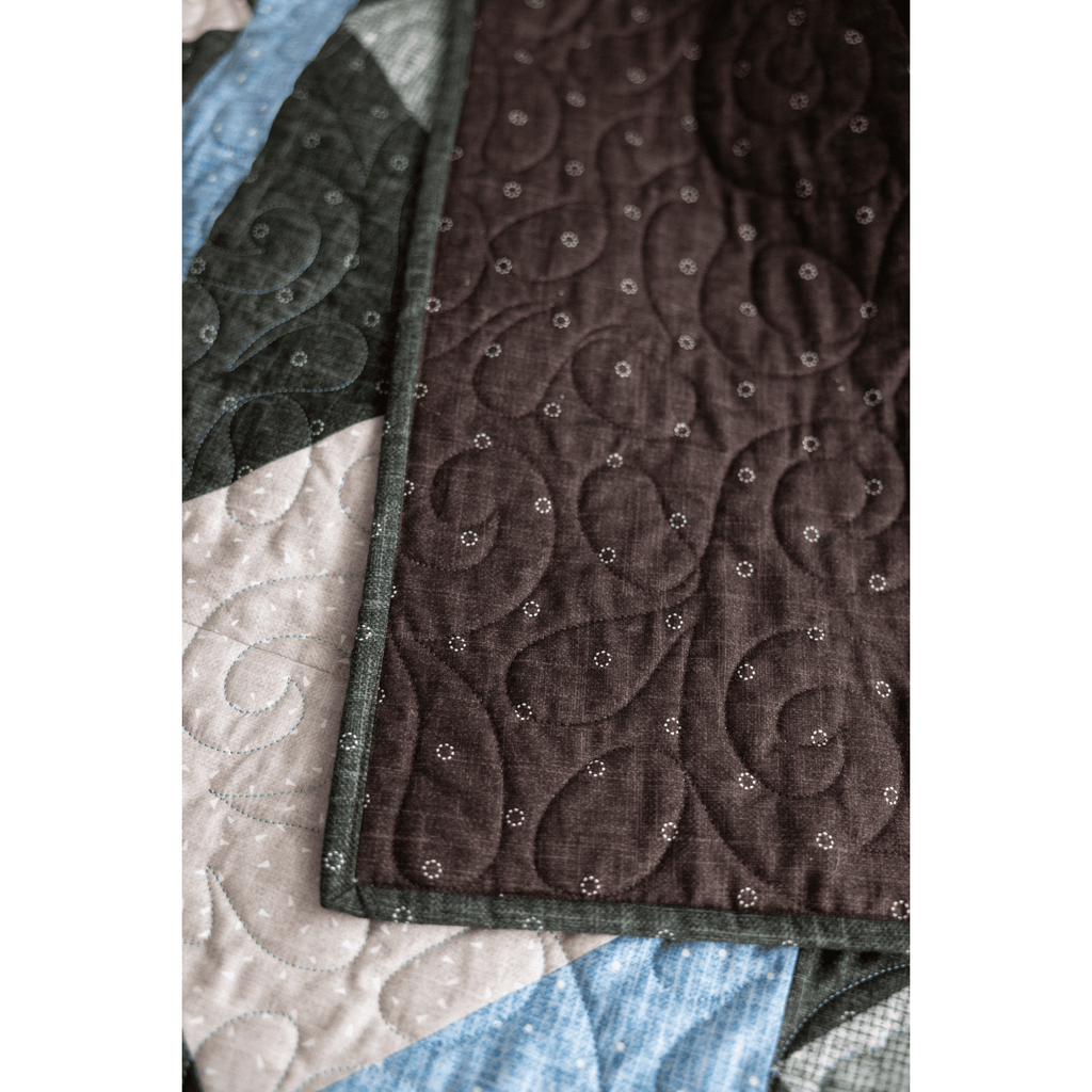 Wild Reflections Quilting Kit - Pre-Cut with Complete Backing & Binding - 60x70 inches Finished Size - Perfect for Advanced Beginners