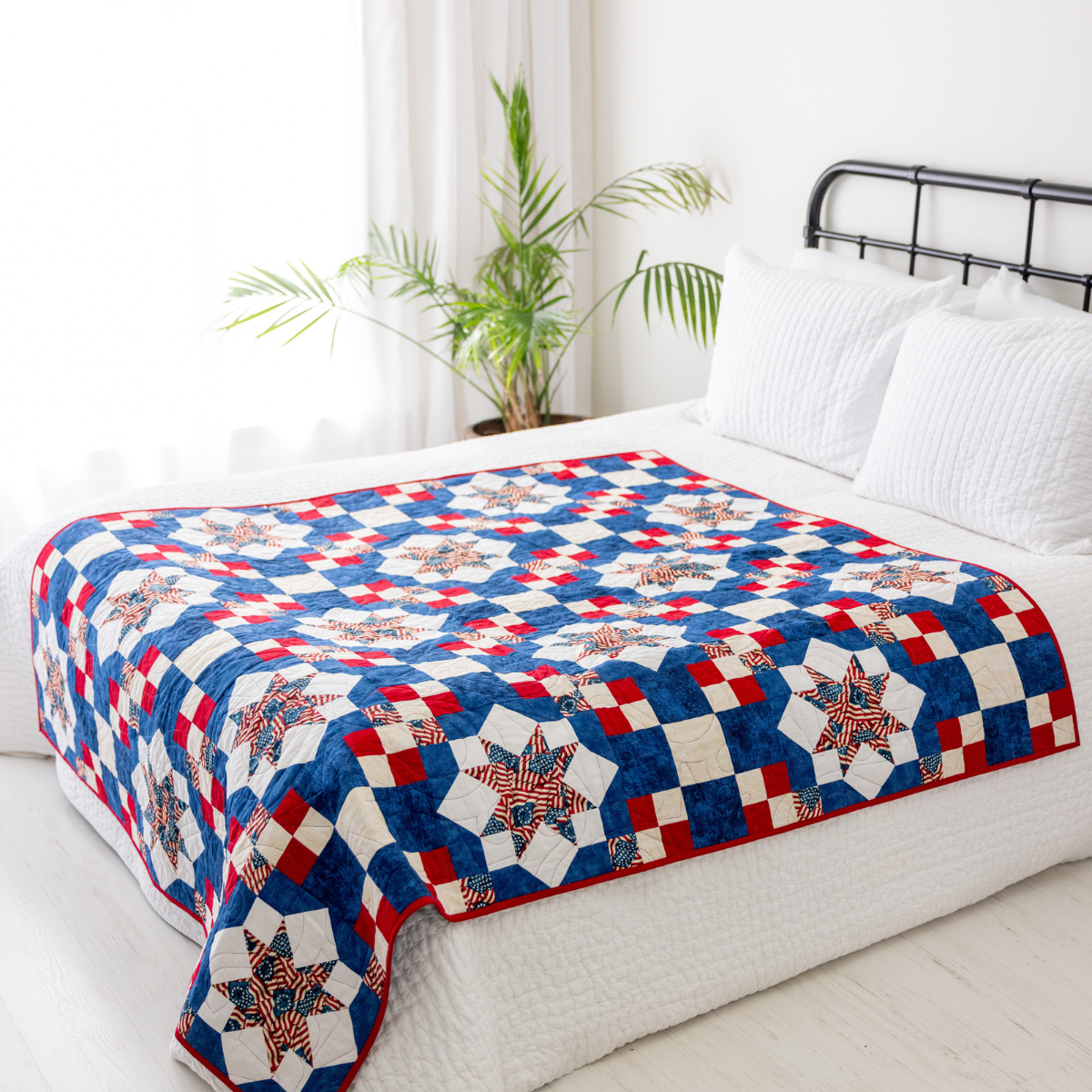 Because of the Brave Quilting Kit - Pre-Cut with Complete Backing & Binding - Experienced Beginner/Intermediate - 60x72 inches Finished Size