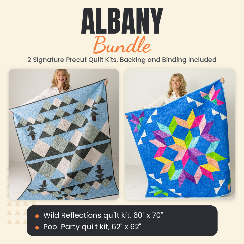 Albany Bundle - Wild Reflections and Pool Party quilts - photo 1 of 13 - The Fabric Hut
