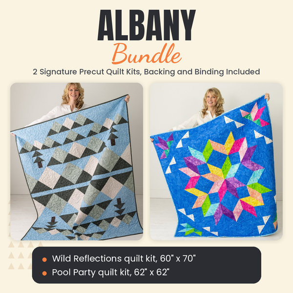 Albany Bundle - Wild Reflections and Pool Party quilts - photo 1 of 13 - The Fabric Hut