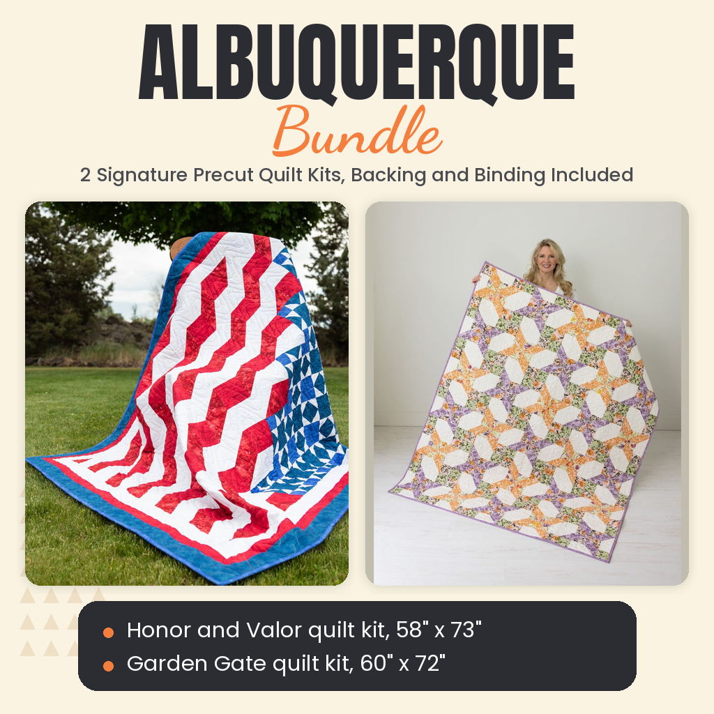 Albuquerque Bundle - Honor and Valor and Garden Gate quilts - photo 1 of 13 - The Fabric Hut