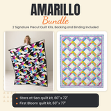 Amarillo Bundle - Stars at Sea and First Bloom quilts - photo 1 of 13 - The Fabric Hut