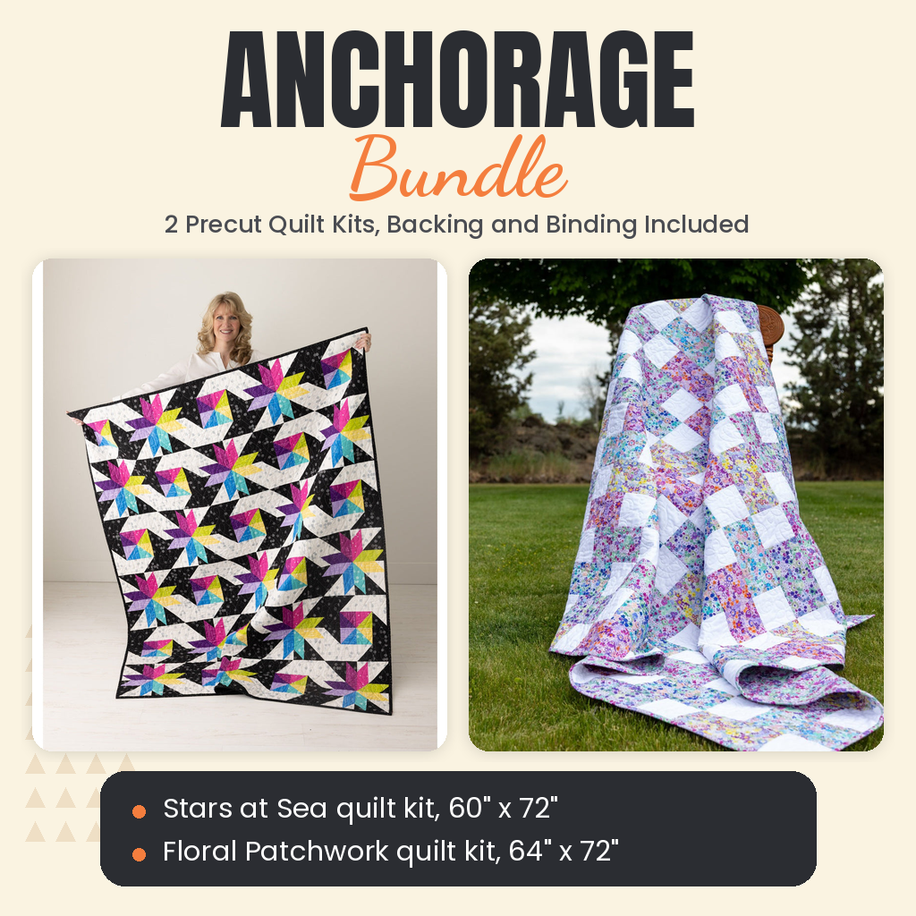 Anchorage Bundle - Stars at Sea and Floral Patchwork quilts - photo 1 of 13 - The Fabric Hut