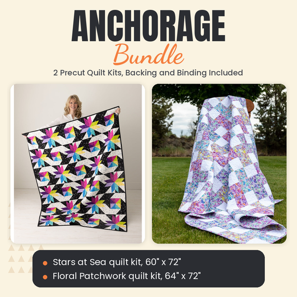 Anchorage Bundle - Stars at Sea and Floral Patchwork quilts - photo 1 of 13 - The Fabric Hut