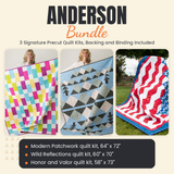 Anderson Bundle - Modern Patchwork, Wild Reflections and Honor and Valor quilts - photo 1 of 19 - The Fabric Hut