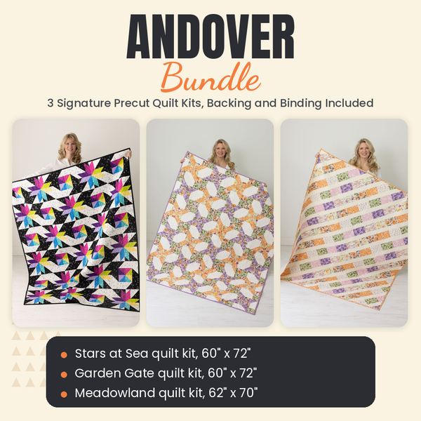 Andover Bundle - Stars at Sea, Garden Gate and Meadowland quilts - photo 1 of 19 - The Fabric Hut