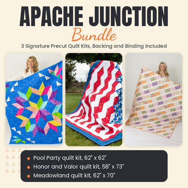 Apache Junction Bundle - Pool Party, Honor and Valor and Meadowland quilts - photo 1 of 19 - The Fabric Hut