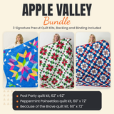 Apple Valley Bundle - Pool Party, Peppermint Poinsettias and Because of the Brave quilts - photo 1 of 19 - The Fabric Hut