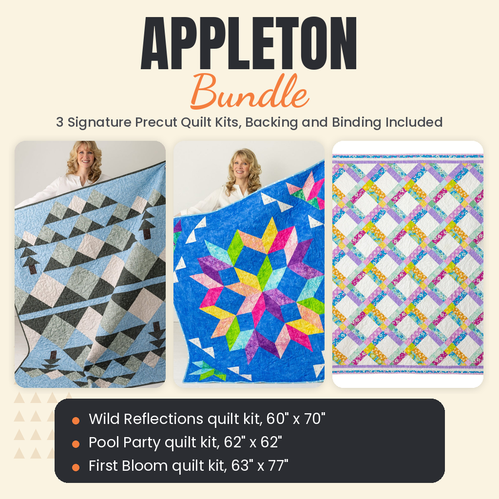 Appleton Bundle - Wild Reflections, Pool Party and First Bloom quilts - photo 1 of 19 - The Fabric Hut