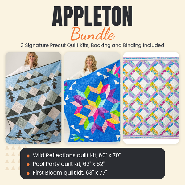 Appleton Bundle - Wild Reflections, Pool Party and First Bloom quilts - photo 1 of 19 - The Fabric Hut