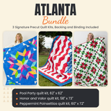 Atlanta Bundle - Pool Party, Honor and Valor and Peppermint Poinsettias quilts - photo 1 of 19 - The Fabric Hut