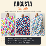 Augusta Bundle - Modern Patchwork, Because of the Brave and Prairie Posies quilts - photo 1 of 19 - The Fabric Hut
