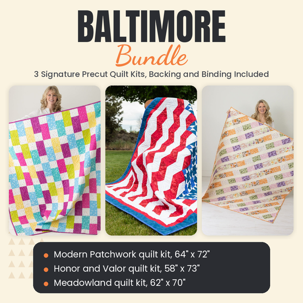 Baltimore Bundle - Modern Patchwork, Honor and Valor and Meadowland quilts - photo 1 of 19 - The Fabric Hut