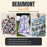 Beaumont Bundle - Stars at Sea, Floral Patchwork and Wild Reflections quilts - photo 1 of 19 - The Fabric Hut