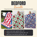 Bedford Bundle - Honor and Valor, Peppermint Poinsettias and Because of the Brave quilts - photo 1 of 19 - The Fabric Hut